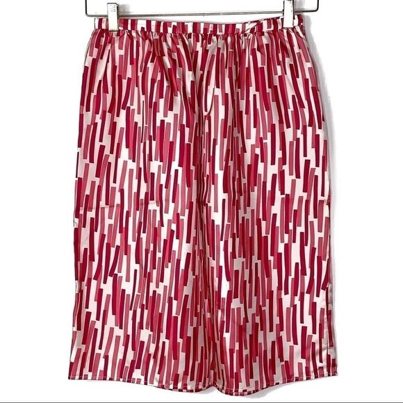 KORS Michael Kors Italian Silk Pencil Skirt Pink 4 - Picture 1 of 8